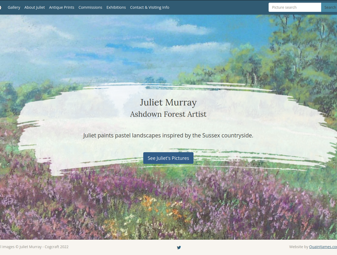 Featured Project - Juliet Murray's Online Gallery